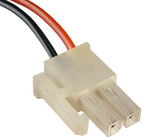 Фото 1/2 MF-2x1F wire 0,3m AWG20, Межплатный кабель питания (розетка) типа Mini-Fit , AWG20, 0,3 м