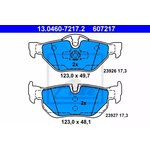 13046072172, Колодки тормозные дисковые задн, BMW: 1 118 d/120 d/123 d/130 i ...