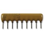 4609X-101-821LF, SIL/SIP-резистор 0,2Вт 8R/9P 820R