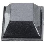 7000051813, Tapered Square PUR Self Adhesive Feet, 19.9mm diameter 12.7mm width ...