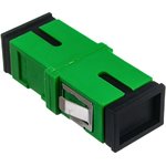 Optical Adapter SC/APC without flanges, SM, Simplex LAN-SC/NF-AM-APC