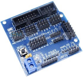 Sensor Shield V5.0, Плата для подключить внешних устройств к Arduino UNO