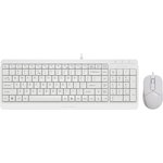 Keyboard + mouse A4Tech Fstyler F1512 keyboard:white mouse:white USB (F1512 WHITE)