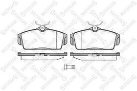 715 010B-SX, 715 010B-SX_колодки дисковые п.! с антискрип. пластинами\ Nissan Primera 1.6i-2.0i/2.0TD & 16V 96-02