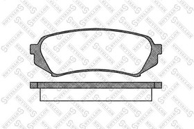 717 000B-SX, 717 000B-SX_=706 00=FDB1457=224549 !колодки дисковые з.\ Toyota Land Cruiser100 4.7i/4.2TD 98