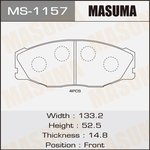 MS-1157, Колодки тормозные дисковые