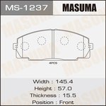 MS-1237, Колодки тормозные дисковые