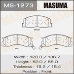 MS-1273, Колодки тормозные дисковые