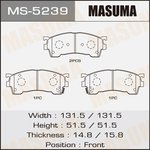 MS-5239, Колодки тормозные дисковые