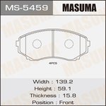 MS-5459, Колодки тормозные дисковые
