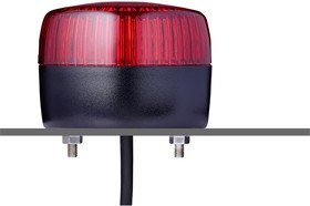 861502313, Beacons PCL LED steady/flashing beacon 230-240 V AC red, black