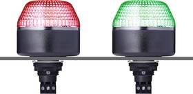 802626405, Beacons IDL M22 panel mount LED multi colour beacon 24 V AC/DC clear, black