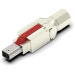 2350278-1, Type I Cable Mount Mini I/O Connector Plug, 8 Way, Shielded