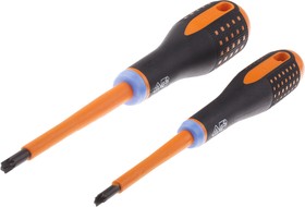 Фото 1/3 BE-9890S, Pozidriv; Slotted Insulated Screwdriver Set, 2-Piece