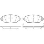 P1437302, Колодки дисковые