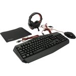 SVEN GS-4300 Набор игровые клавиатура, мышь, гарнитура и коврик (USB ...