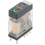 Interface relay 2 Form C (NO/NC), 1100 Ω, 5 A, 48 V (AC), RXG22E7