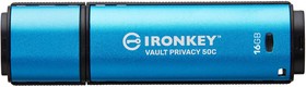 Фото 1/2 IKVP50C/16GB, IronKey Vault Privacy 50 16 GB USB 3.2 USB Stick