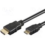 31932, Кабель, HDMI 1.4, вилка mini HDMI, вилка HDMI, 2м, черный