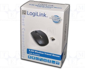 ID0114, Оптическая мышь, черный, USB, беспроводная, Кол-во кноп: 3