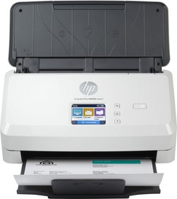 Фото 1/9 Сканер протяжный HP ScanJet Pro N4000 snw1 (6FW08A) A4 белый/черный