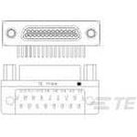 1532253-2, D-Sub Micro-D Connectors M83513/10-D01CP = MCKS-C2-P-25PRT1