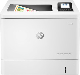 Фото 1/10 Принтер лазерный HP Color LaserJet Enterprise M554dn цветная печать, A4, цвет белый [7zu81a]