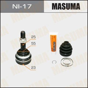 NI-17, ШРУС Nissan Almera (N15, N16) 95-, Sunny (B13, B14) 90- наружный 23 x 55 x 25 (-ABS) Masuma