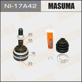 NI-17A42, ШРУС Nissan Almera (N15, N16) 95-, Sunny (B13, B14) 90- наружный (+ABS) Masuma