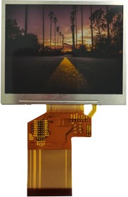 MDT0350D3IH-RGB, TFT ЖК-дисплей, 3.5 ", 320 x 240 Pixels, Ландшафтный, RGB, 3.3В