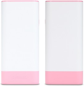 Фото 1/2 Универсальный внешний аккумулятор Power Bank REMAX Youth Series 10000 mAh RPL-19 белый с розовым