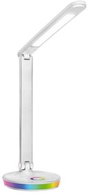 Ultraflash UF-822 C01 белый (Led, светильник настольный, 7Вт, димм., 3 цвет.темп., RGB ночник)
