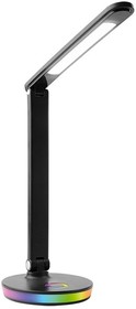 Ultraflash UF-822 C02 черный (Led, светильник настольный, 7Вт, димм., 3 цвет.темп., RGB ночник)