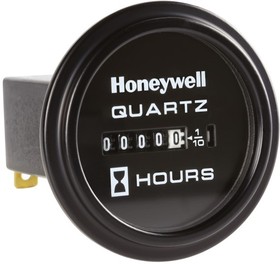 85005-25, Honeywell Quartz Plus Hourmeter, 12 Vdc - 24 Vdc, 10,000 Hrs, Rectangular & Round (2.27 Dia) Stirrup Mount, Shipp ...