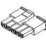 0436450400, Корпус разъема, однорядный, Серия Micro-Fit 3.0, розетка, 4pin, 3 мм