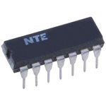 NTE74C107, CMOS Dual J-k Negative Edge Triggered Flip-flop W/clear 14-lead DIP