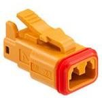 93445-1108, Conn Housing PL 2 POS Crimp ST Cable Mount Orange ML-XTÃ¢â€žÂ¢ Bag