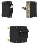 CA2-B0-34-650-121-C, Circuit Breakers 2-pole, Handle, 50 amp circuit breaker, Stud 10-32 terminals, UL 1077 Recognized CSA Accepted