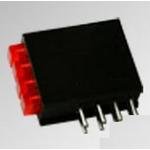 SSF-LXH305ID-TR, LED Circuit Board Indicators Rt Angle Block Red