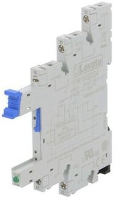 Фото 1/3 HR1XS024, HR SERIES 230V ac DIN Rail Relay Socket, for use with HR SERIES