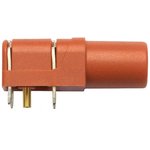 SWEB 8094 Au / RT, Red Female Banana Socket, 4 mm Connector, Solder Termination, 24A, 1000V, Gold Plating