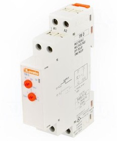 Фото 1/4 TMD, DIN Rail Mount Timer Relay, 24 240V ac/dc, 2-Contact, 0.06 180s, SPDT