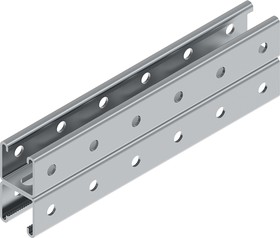 Профиль STRUT двойной HDZ ПСД-41х41х1800 (2,5мм) Промрукав