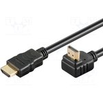 31919, Кабель, HDMI 1.4, вилка HDMI, вилка HDMI 90°, 5м, черный