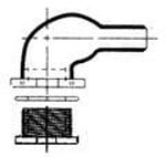 CES-3R, Heat Shrink Cable Boots & End Caps RT ANGLE BREAKOUT CES, 27.94-9.65mm