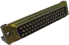 M24308/23-35F, D-Sub MIL Spec Connectors 50POS Cd RA FML