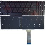 Клавиатура для ноутбука Acer Nitro AN515-54, AN715-51 черная с красными ...