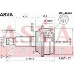 MZ-44A44, ШРУС наружный 32x62x28