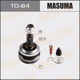 TO-84, ШРУС Toyota Rav 4 (A30) 05-, Alphard 08- наружный 27 x 62.8 x 26.8 Masuma