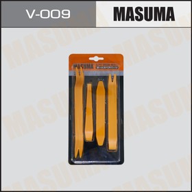 V-009, Набор съемников клипс обшивки салона (лопатки) 4 пр. пластик Masuma